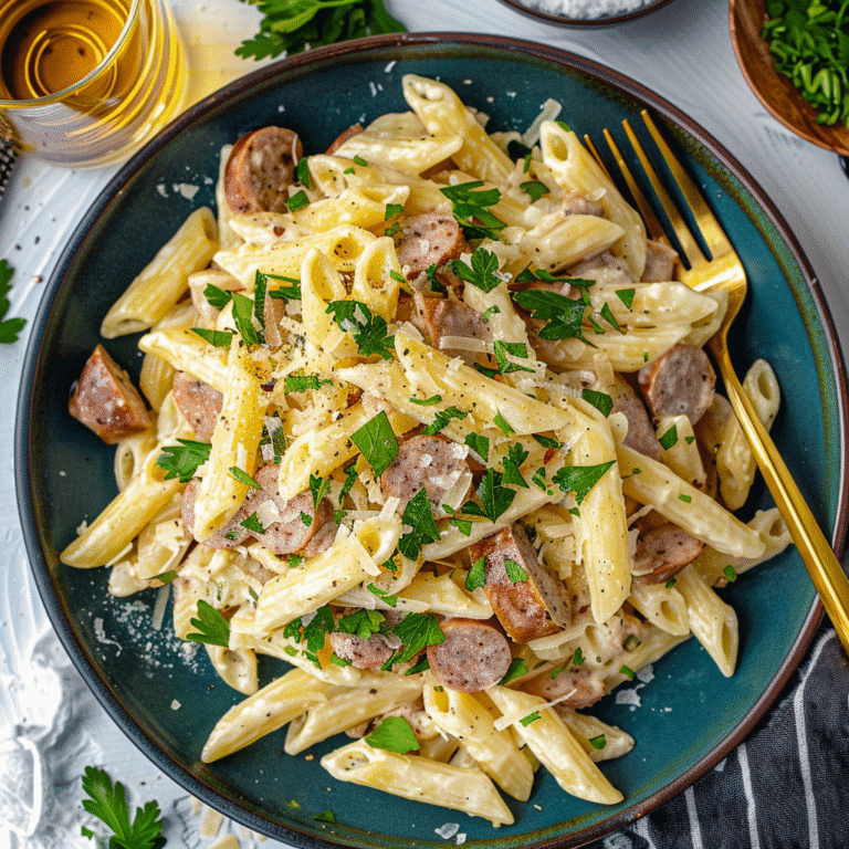 Cajun Sausage Pasta Dairy Free