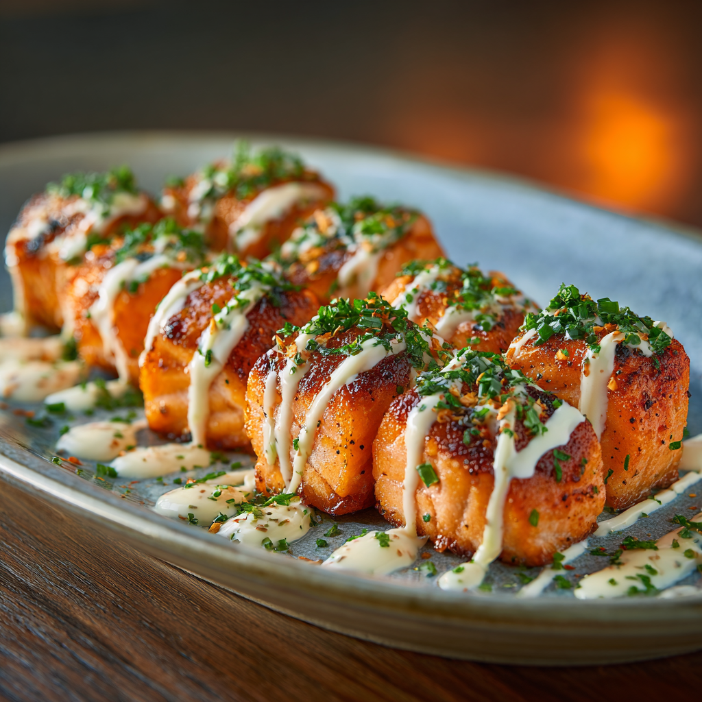 Crispy Bang Bang Salmon Bites Image 1